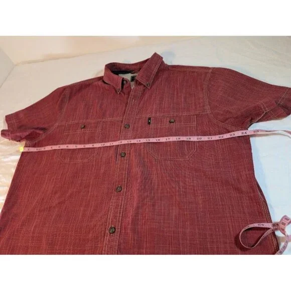 G. H. BASS & CO Red Button Front Shirt, Men's Size XL O20 - Picture 4 of 7